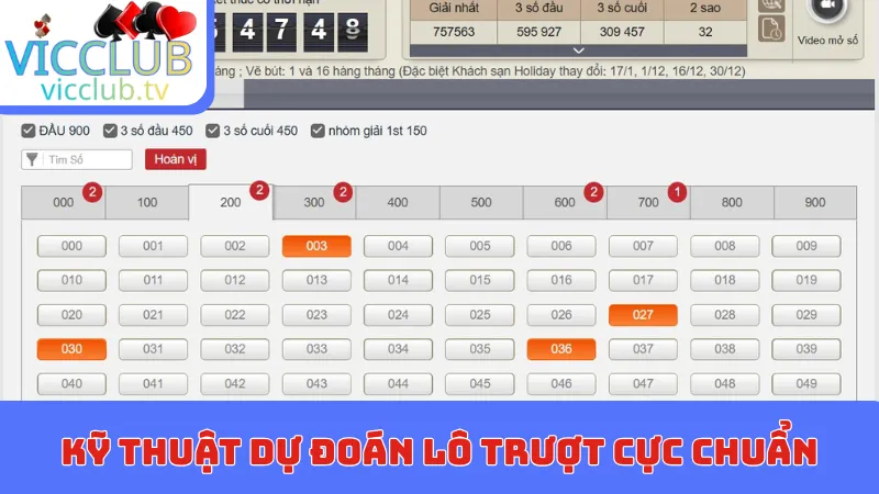 Kỹ thuật dự đoán lô trượt cực chuẩn