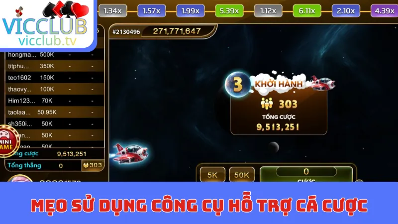 Mẹo sử dụng công cụ hỗ trợ cá cược