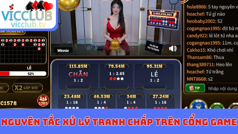 Nguyên tắc xử lý tranh chấp trên cổng game