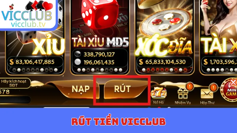 rut tien vicclub bia