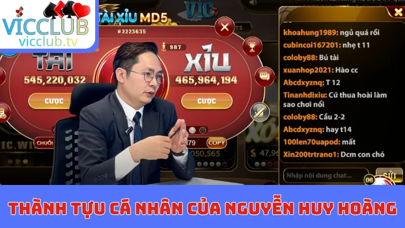 Thành tựu cá nhân của CEO Nguyễn Huy Hoàng