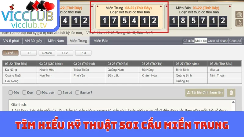 Tìm hiểu kỹ thuật soi cầu miền Trung